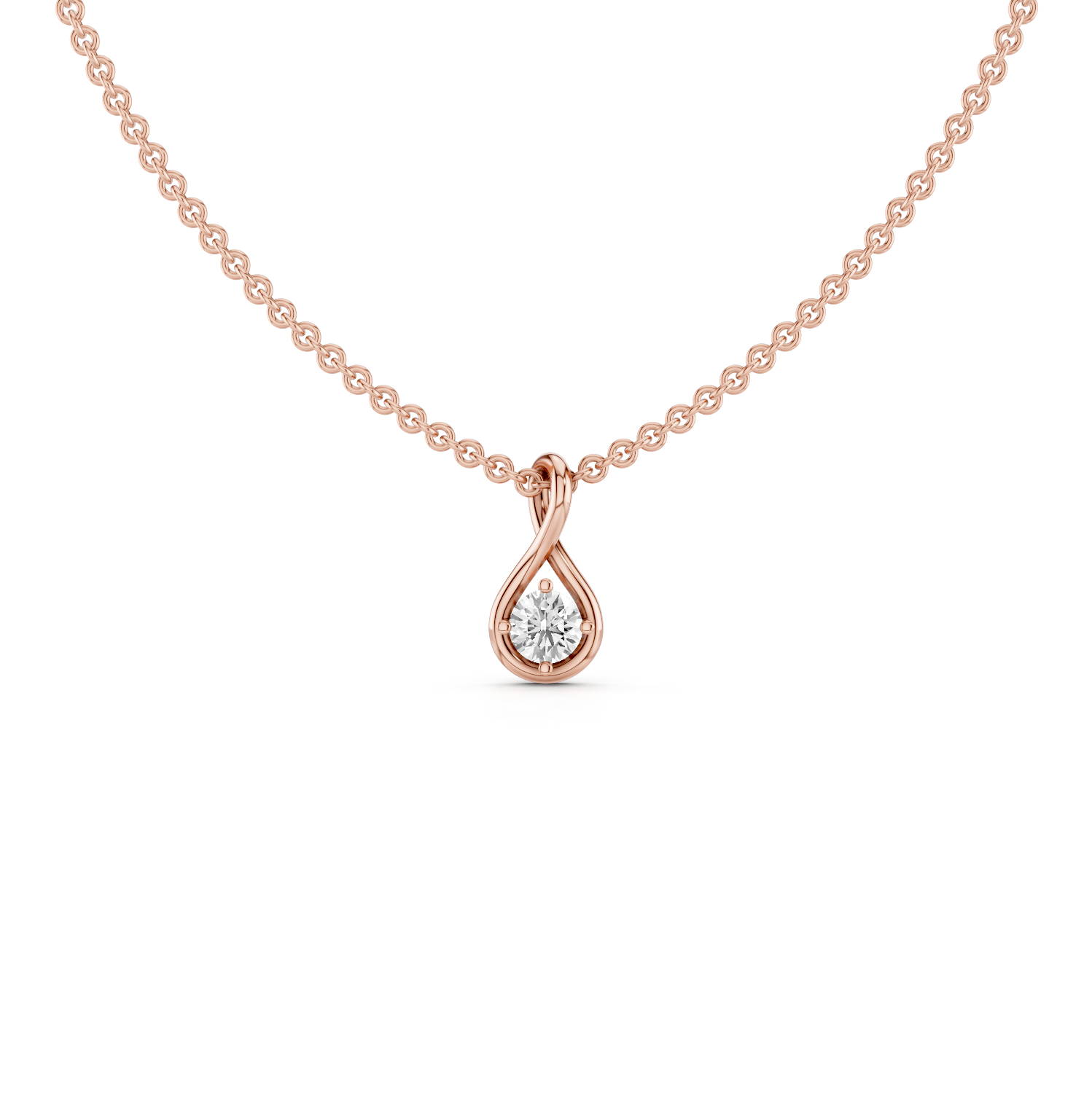 Dainty LGD Gold Twist Pendant