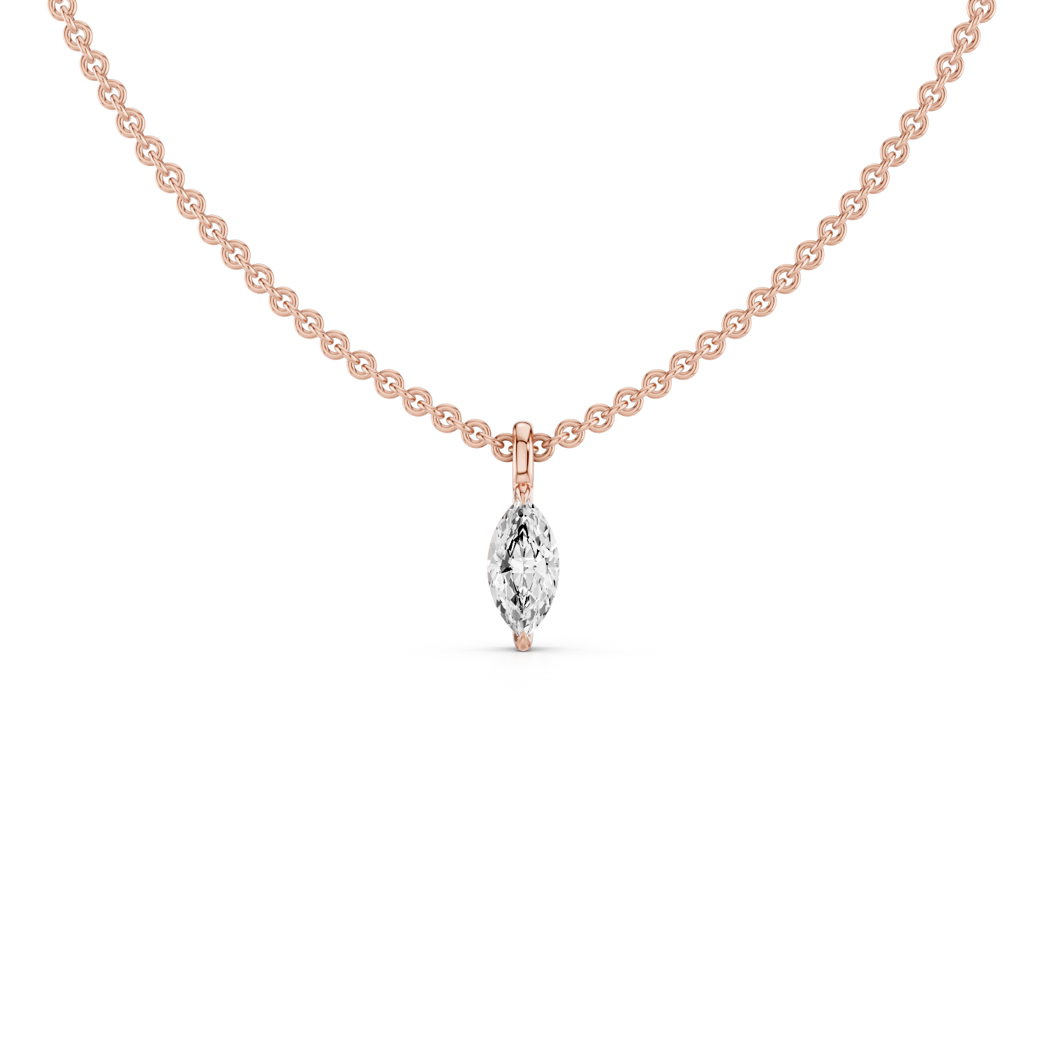 0.40ct Marquise LGD Pendant