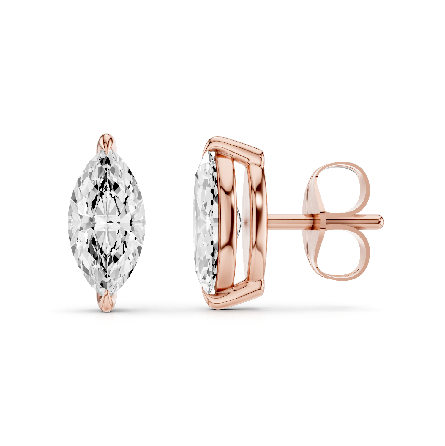 0.80ct Marquise LGD Studs
