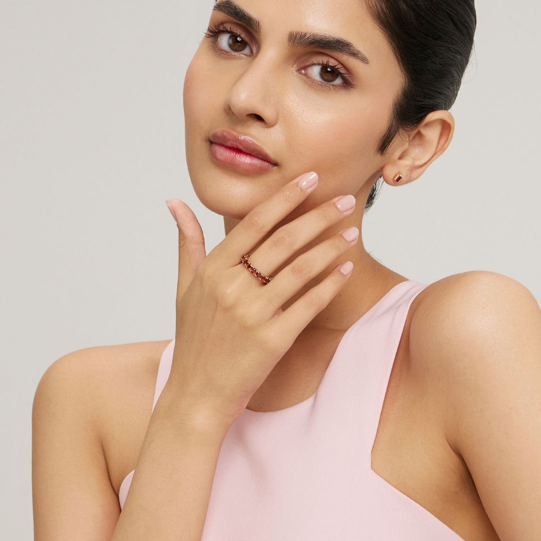 Modern Ruby Studs