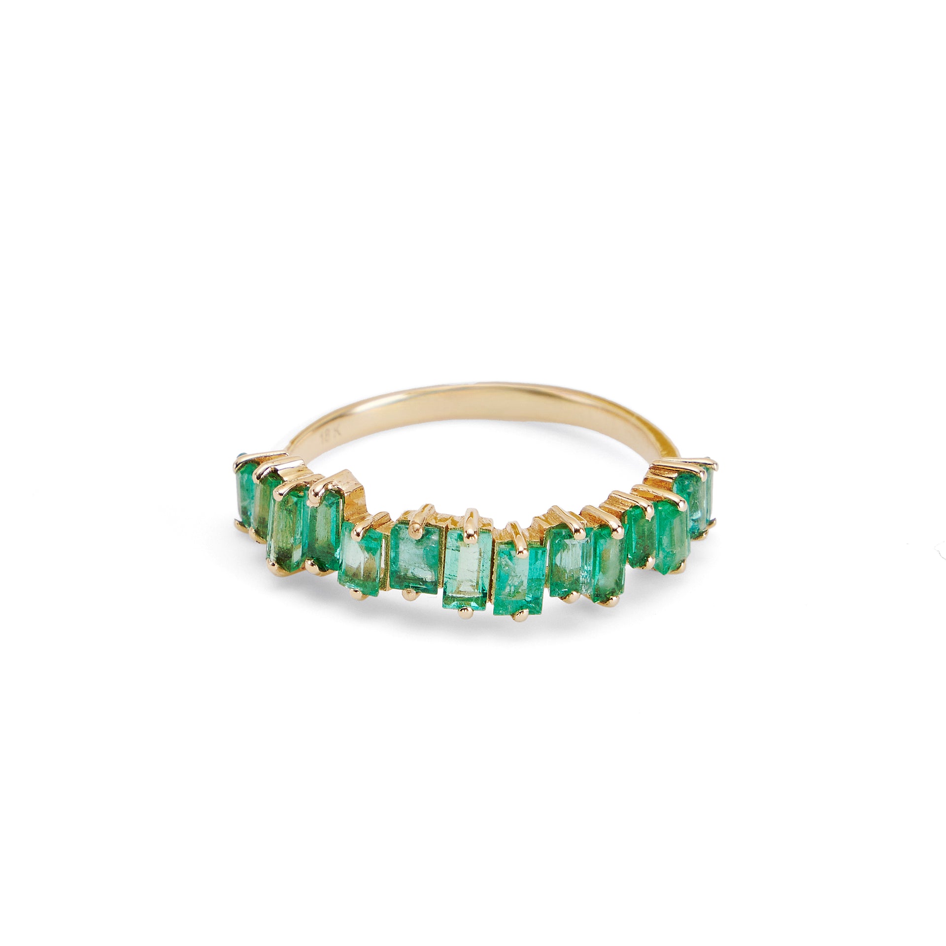 Emerald Baguette Eternity Ring