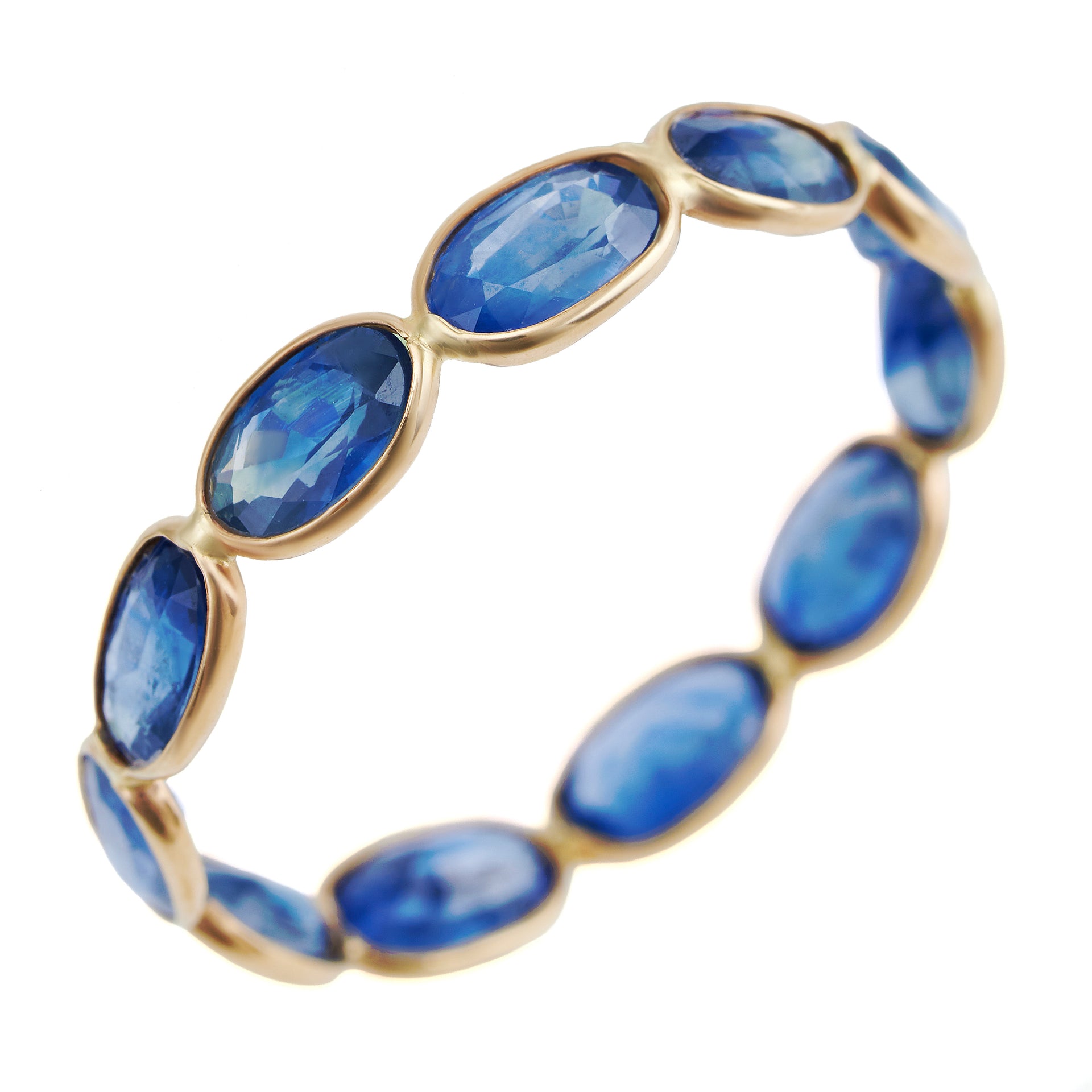 Blue Sapphire Eternity Ring