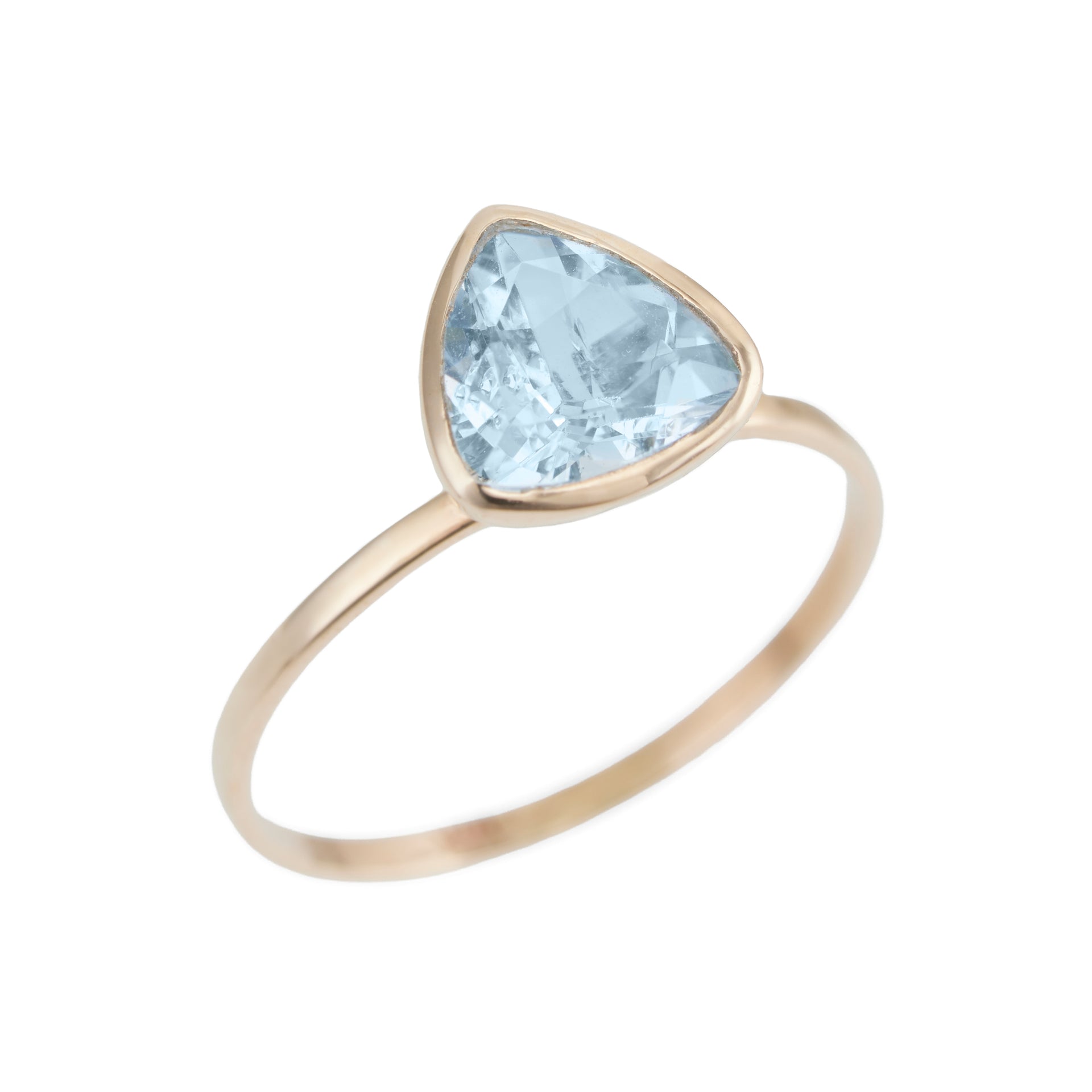 Aquamarine Trillian Ring