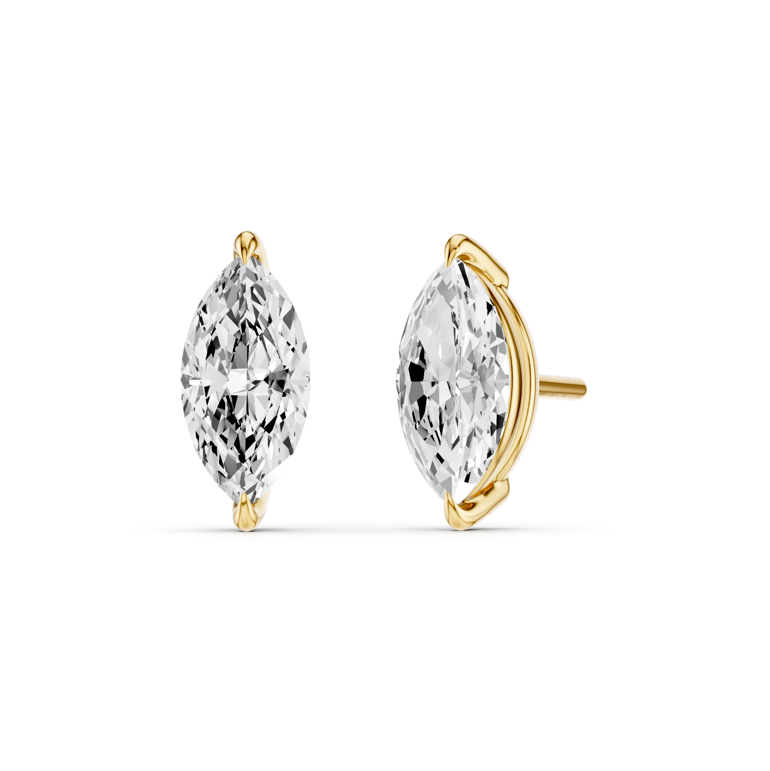 Dainty LGD Marquise Set-14K