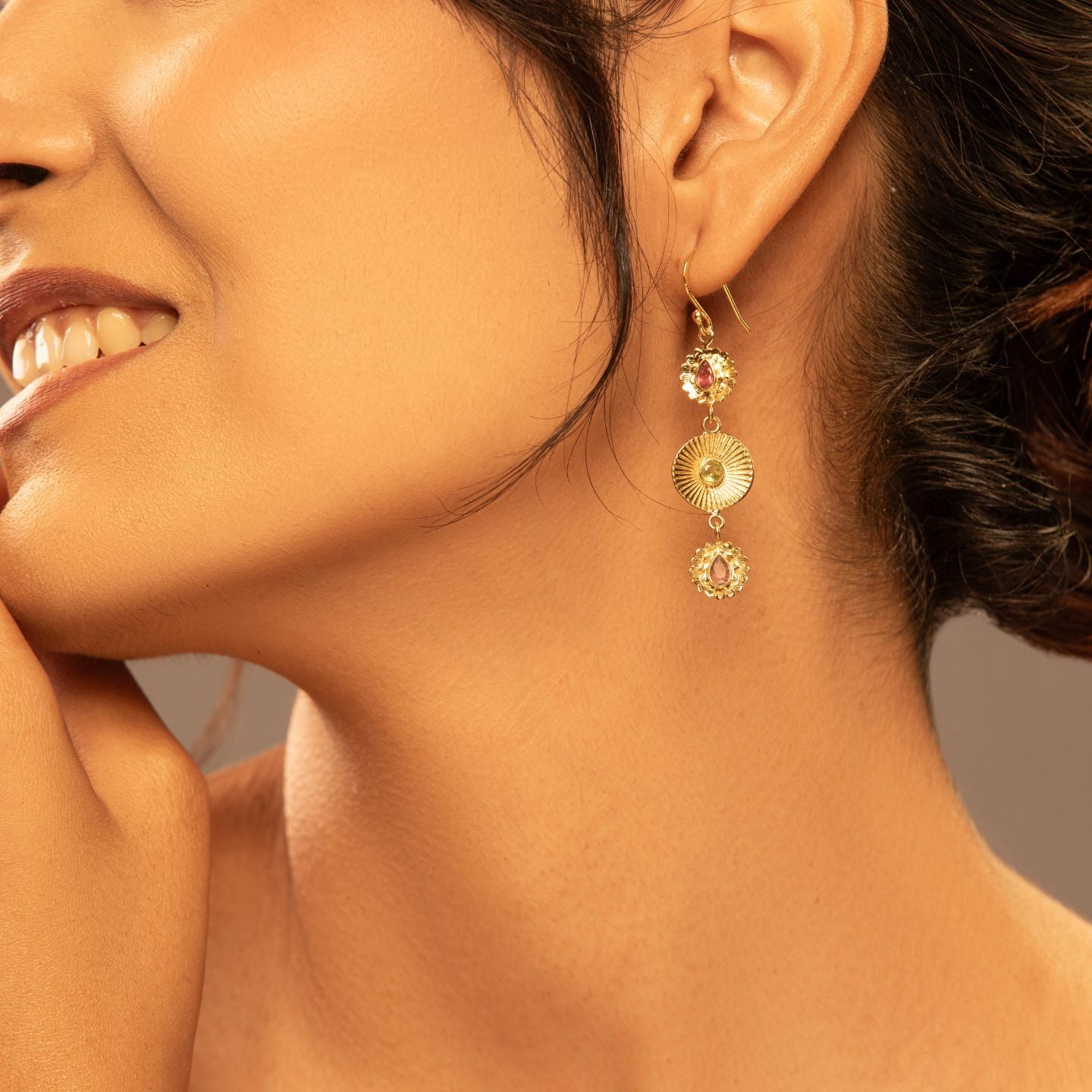 Modern Lotus Earrings