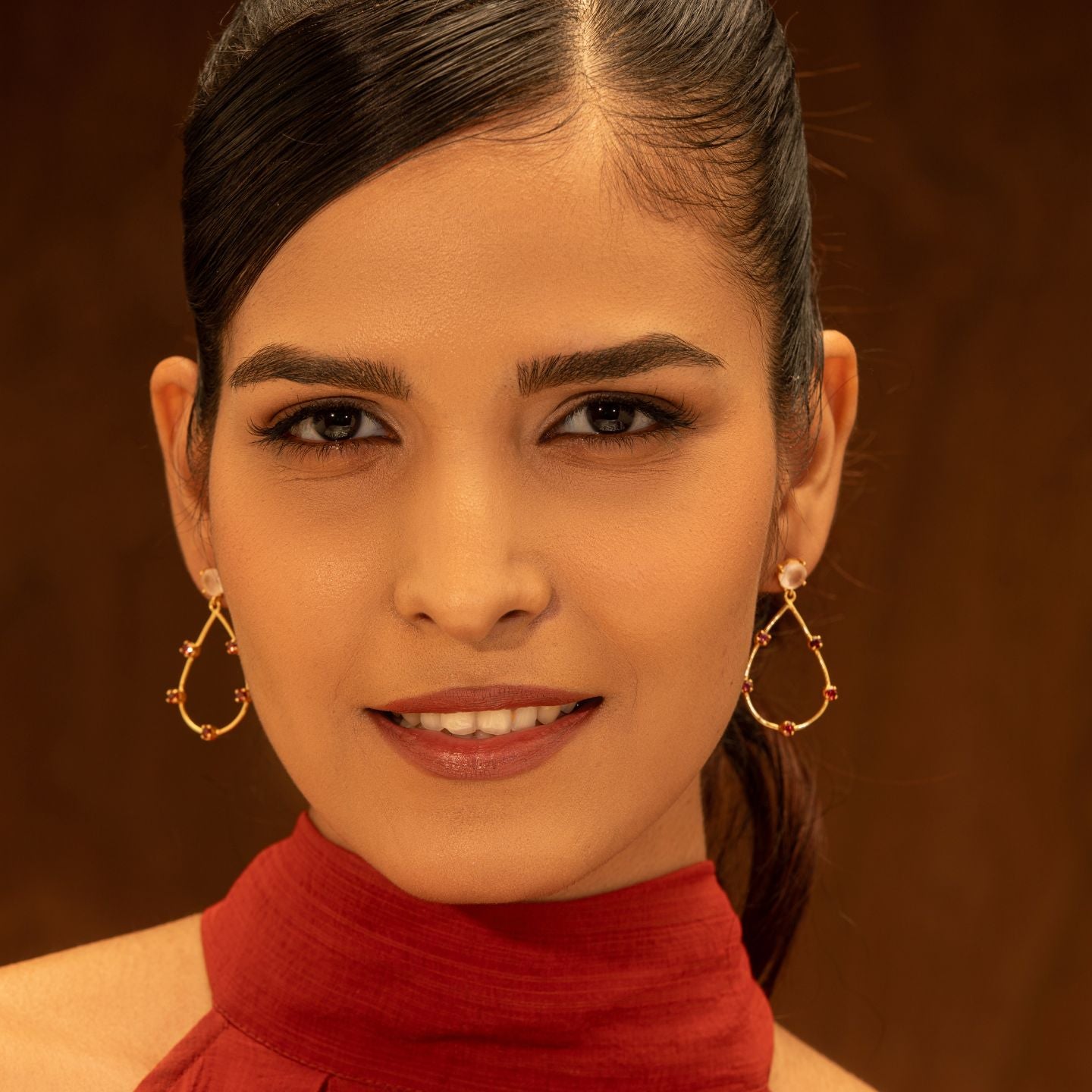 Garnet Gate Earrings