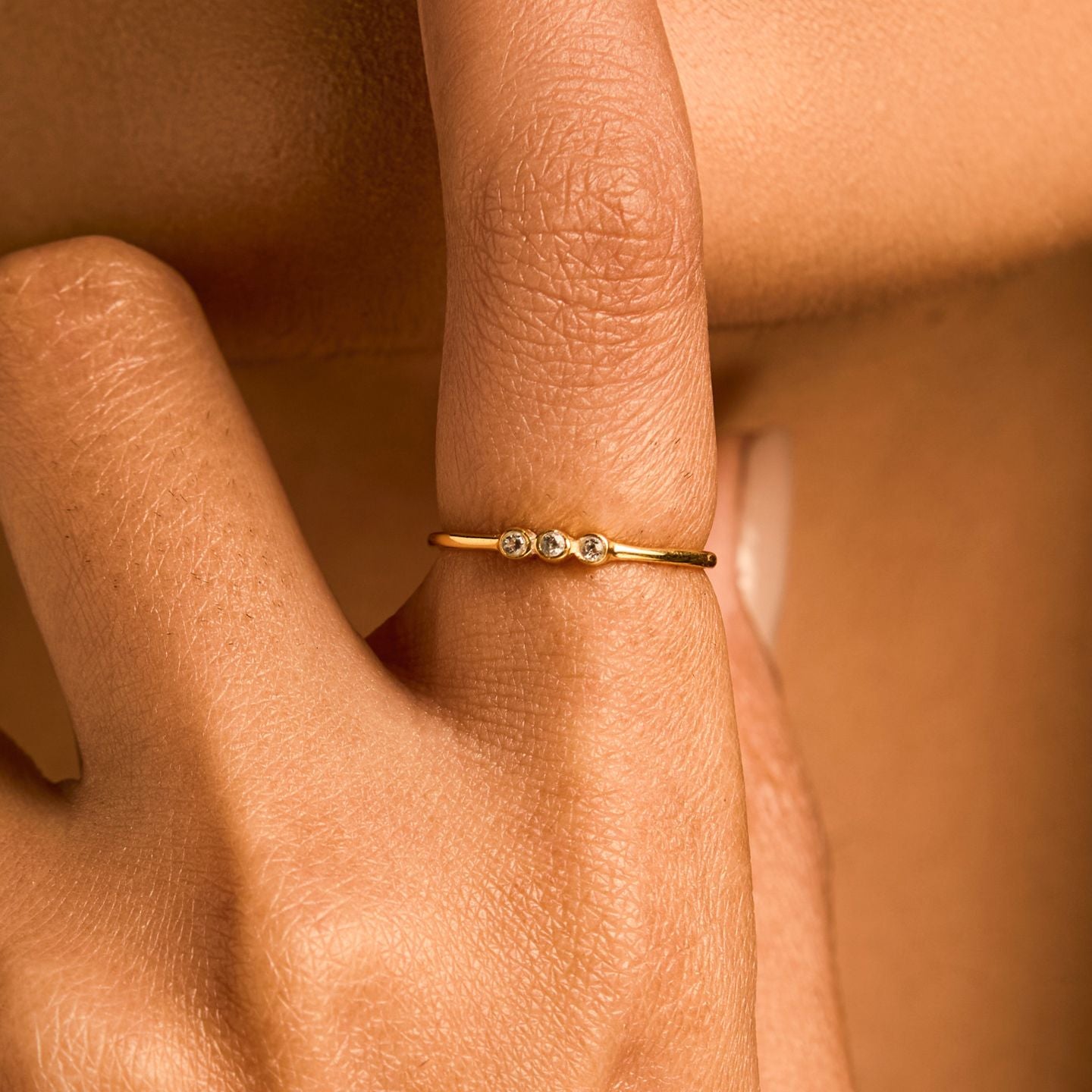 Tiny Trinity Ring
